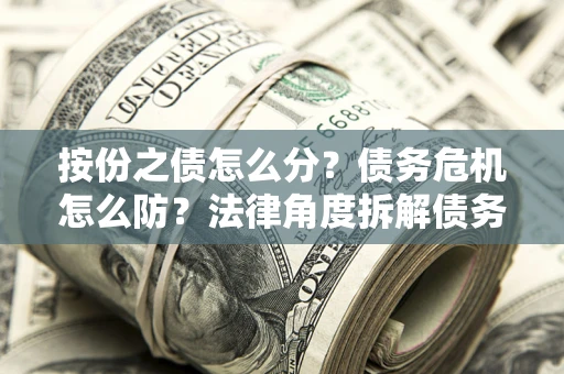 北京按份之债怎么分？债务危机怎么防？法律角度拆解债务分配与风险自保指南