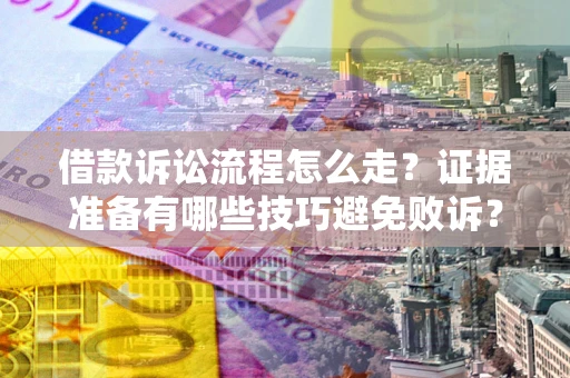 北京借款诉讼流程怎么走？证据准备有哪些技巧避免败诉？