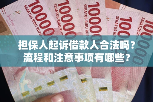 北京担保人起诉借款人合法吗？流程和注意事项有哪些？
