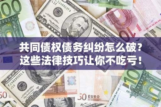 北京共同债权债务纠纷怎么破？这些法律技巧让你不吃亏！