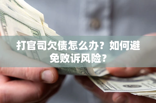 北京打官司欠债怎么办？如何避免败诉风险？