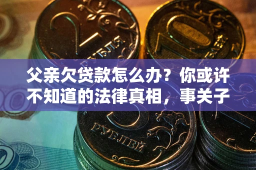 北京父亲欠贷款怎么办？你或许不知道的法律真相，事关子女未来