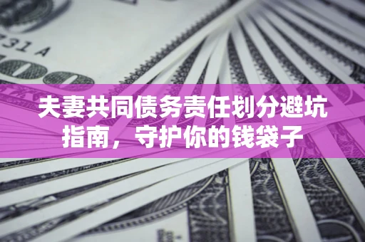 北京夫妻共同债务责任划分避坑指南，守护你的钱袋子