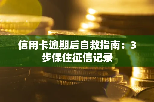 北京信用卡逾期后自救指南：3步保住征信记录