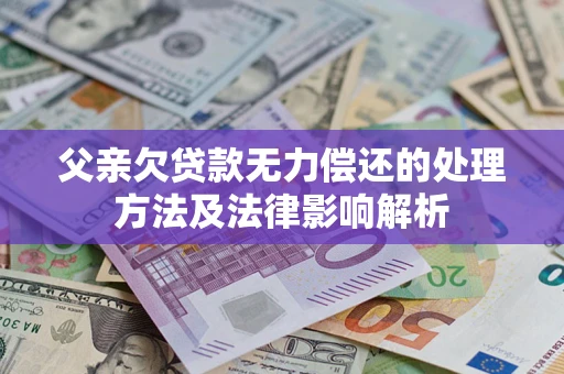 北京父亲欠贷款无力偿还的处理方法及法律影响解析